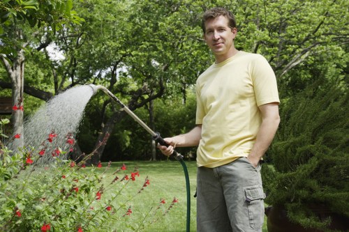 Healthy and maintained Battersea garden